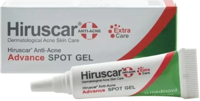 Hiruscar Anti Acne Advance Spot Gel 4g. ฮีรูสการ์ แอนตี้แอคเน่ แอดวานซ์ สปอตเจล 